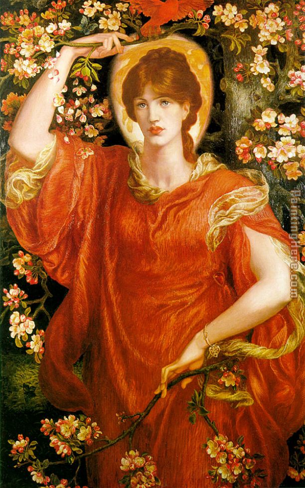 A Vision of Fiammetta painting - Dante Gabriel Rossetti A Vision of Fiammetta art painting